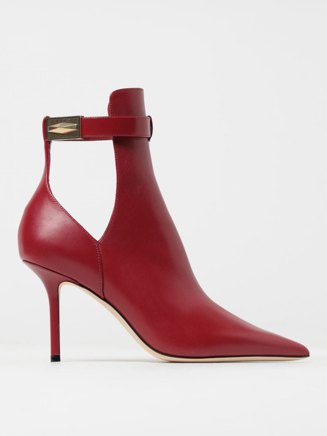 Jimmy Choo Flat Ankle Boots JIMMY CHOO Woman colour Red