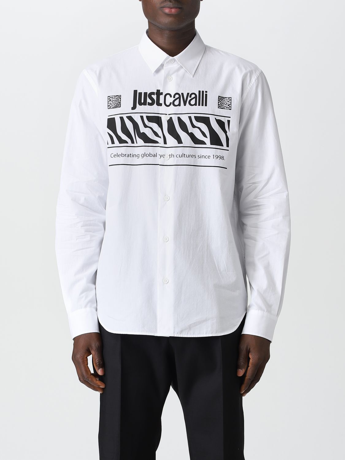 Just Cavalli Shirt JUST CAVALLI Men colour White