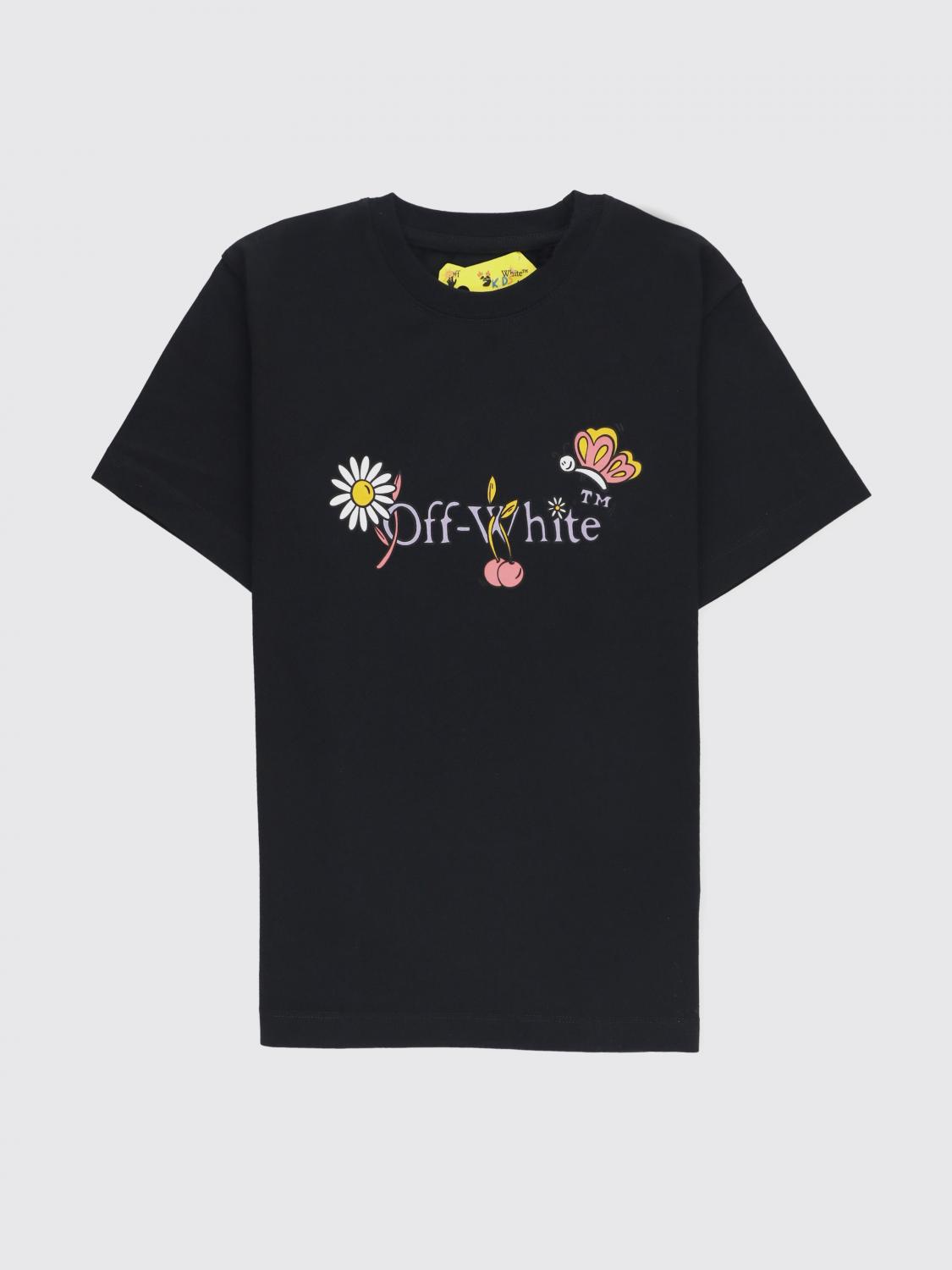  T-Shirt OFF WHITE KIDS Kids color Black