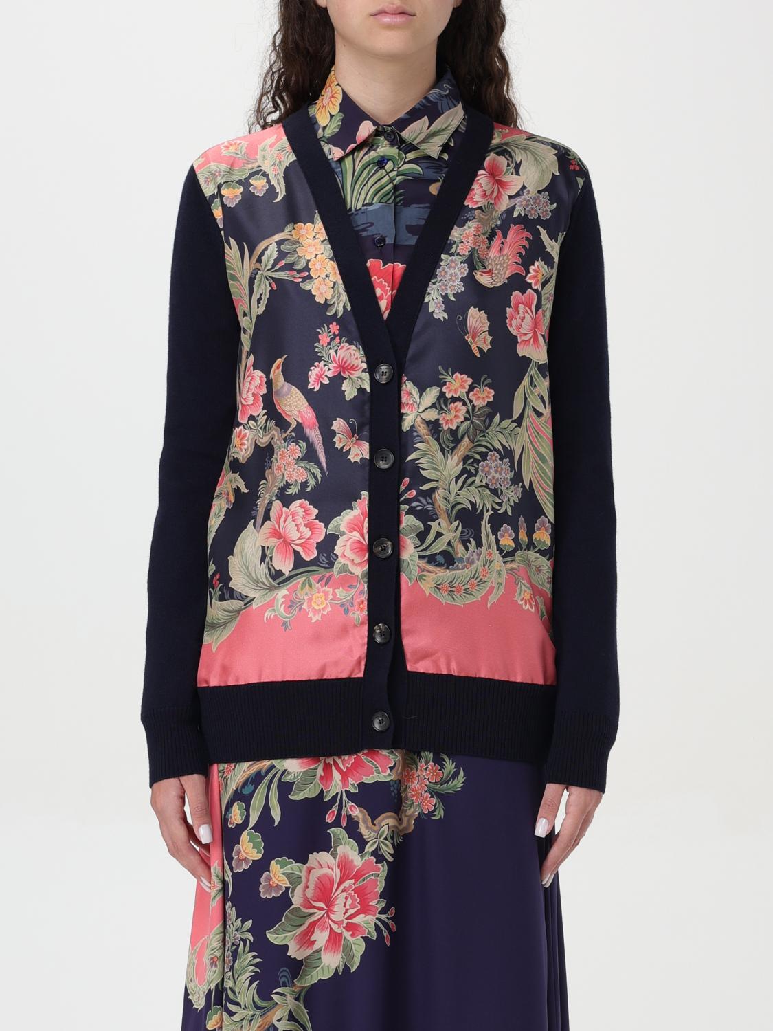 Etro Cardigan ETRO Woman color Blue