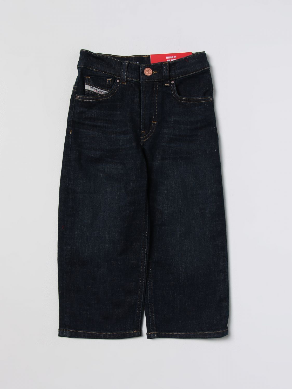 Diesel Trousers DIESEL Kids colour Blue