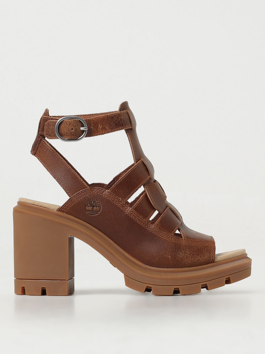 Timberland Heeled Sandals TIMBERLAND Woman colour Brown