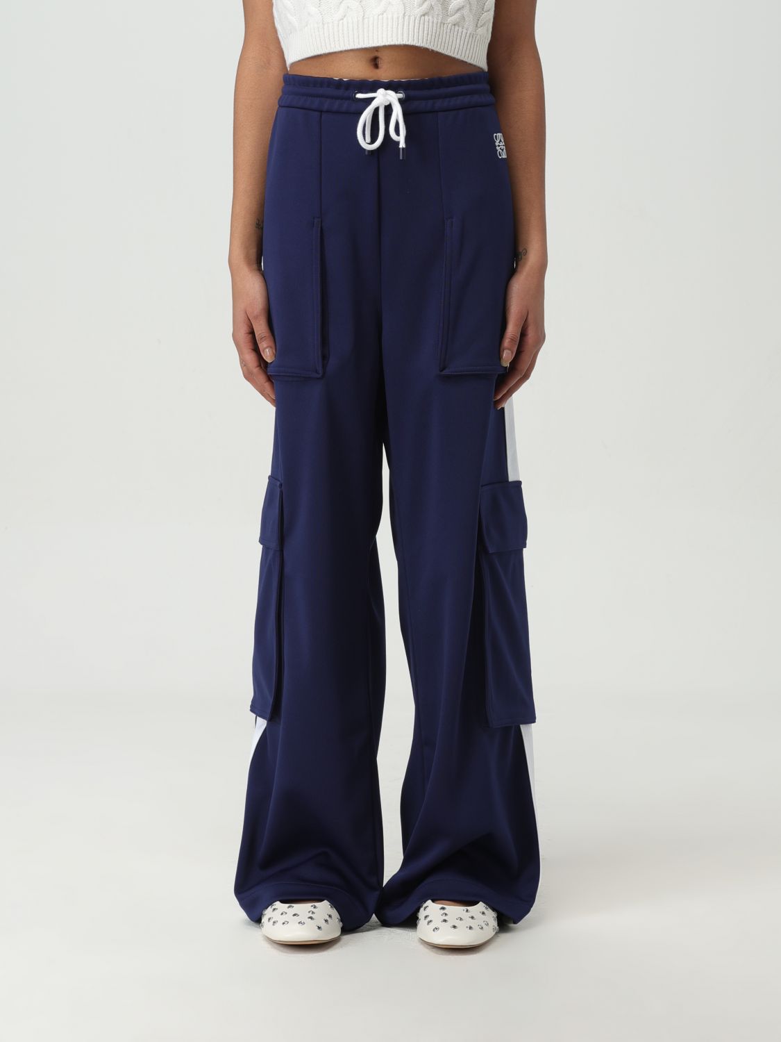 Loewe Trousers LOEWE Woman colour Blue