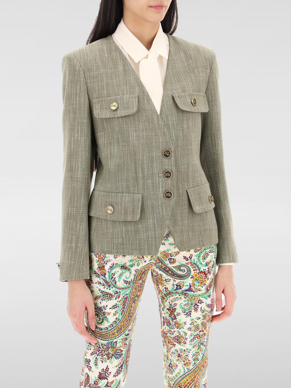 Etro Blazer ETRO Woman color Green