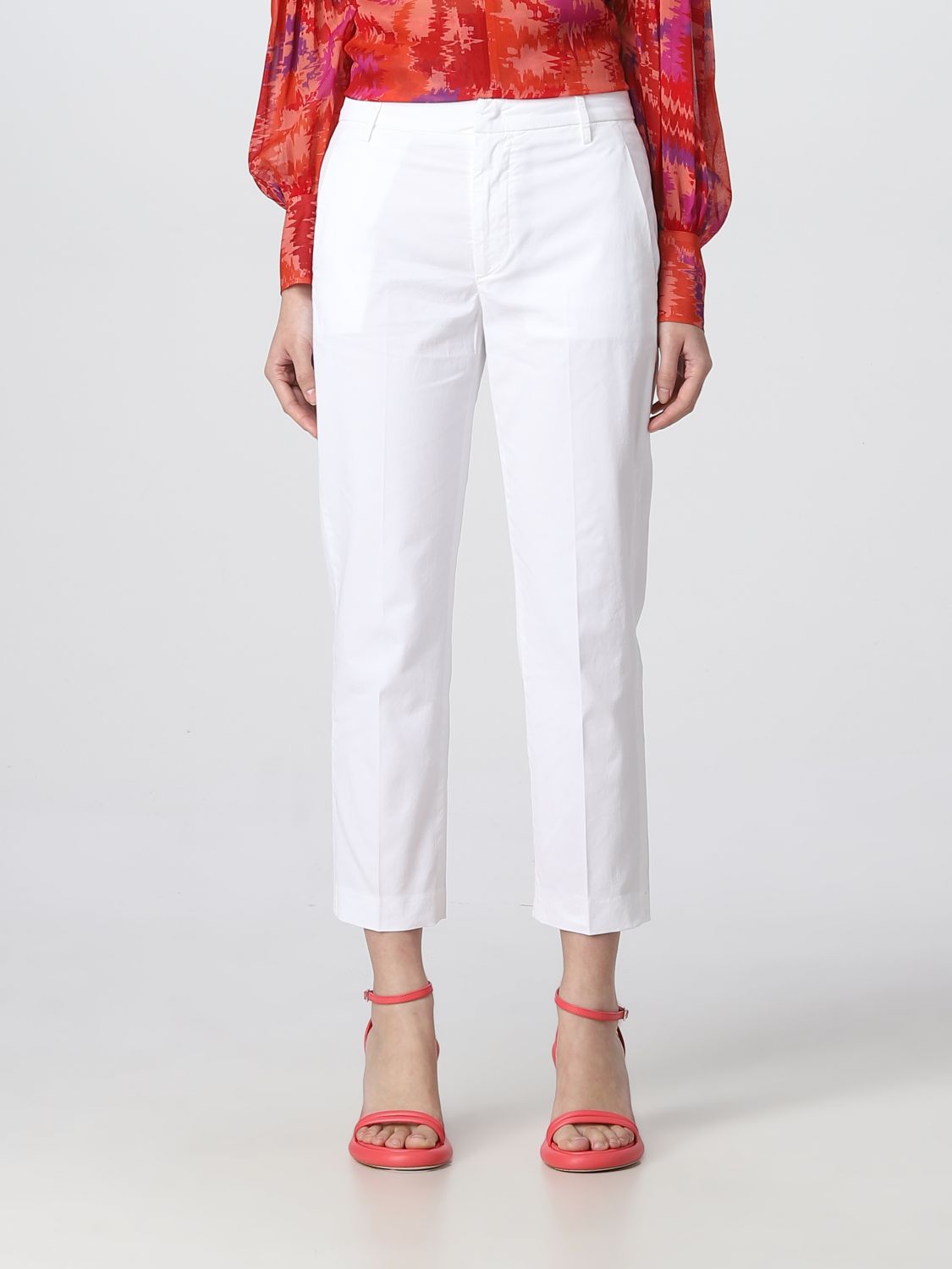 Dondup Trousers DONDUP Woman colour White