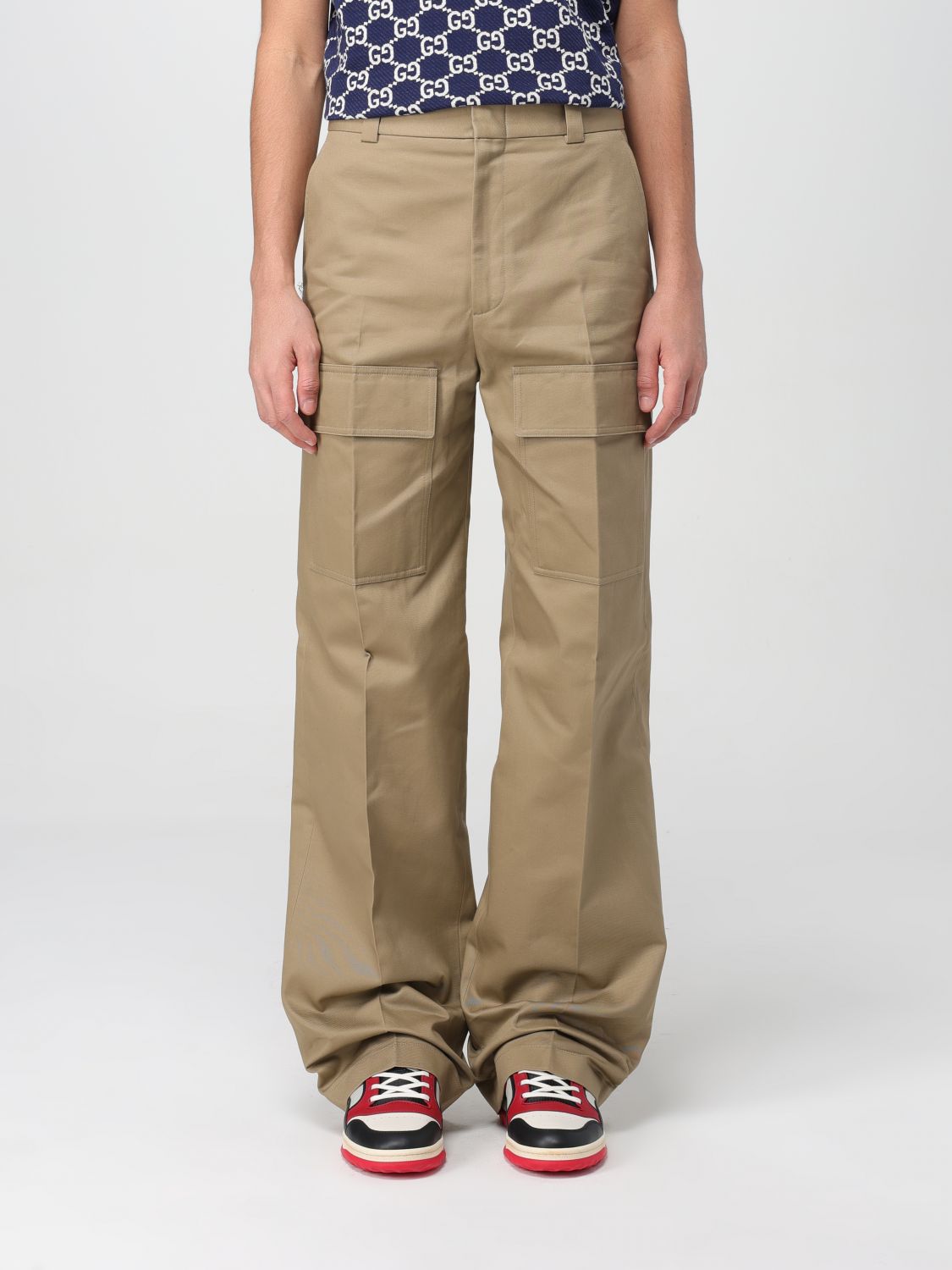 Gucci Trousers GUCCI Men colour Beige