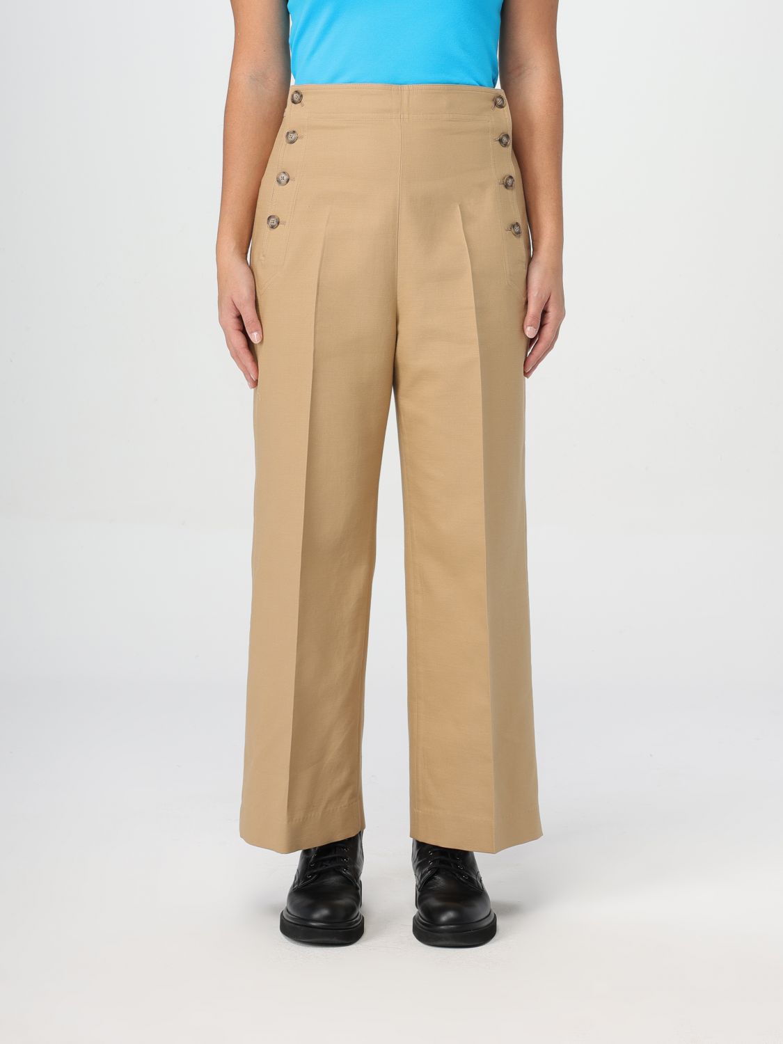 Polo Ralph Lauren Trousers POLO RALPH LAUREN Woman colour Beige