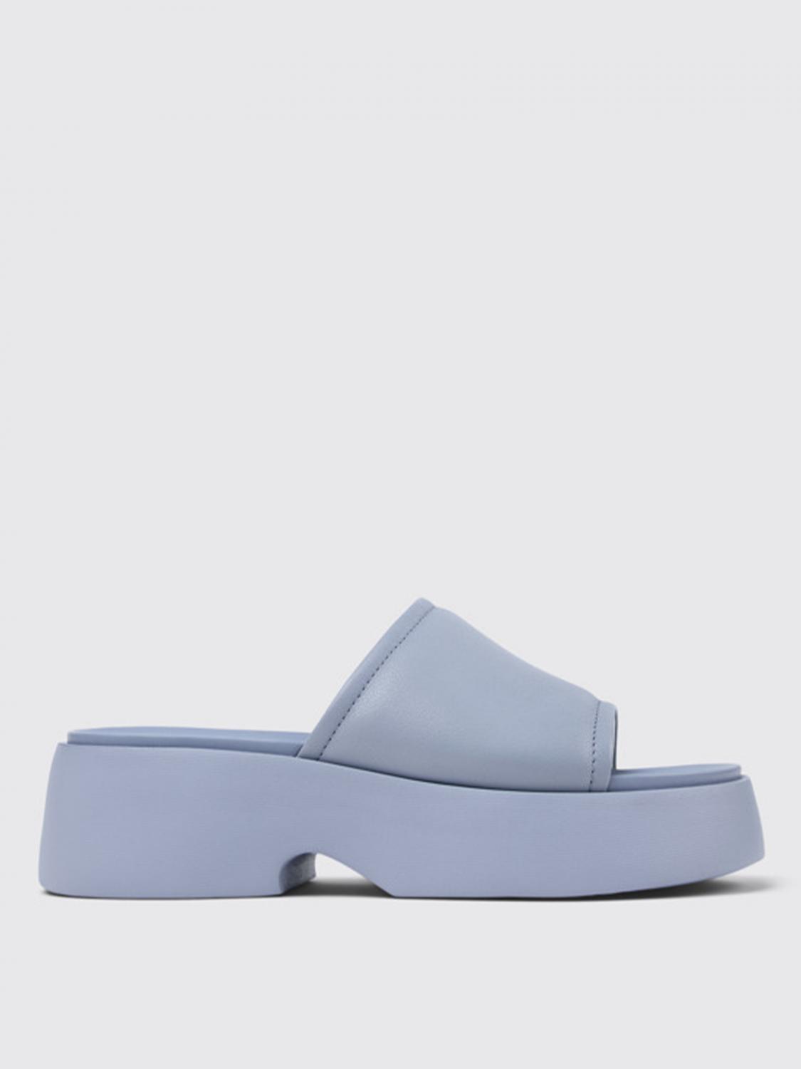 Camper Flat Sandals CAMPER Woman color Blue