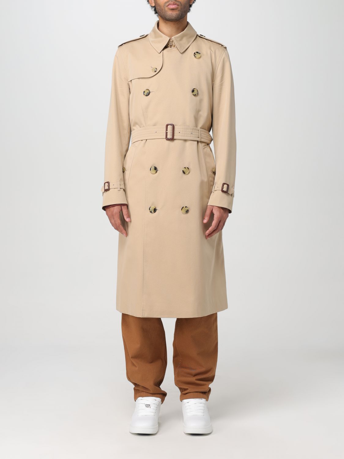 Burberry Trench Coat BURBERRY Men colour Beige