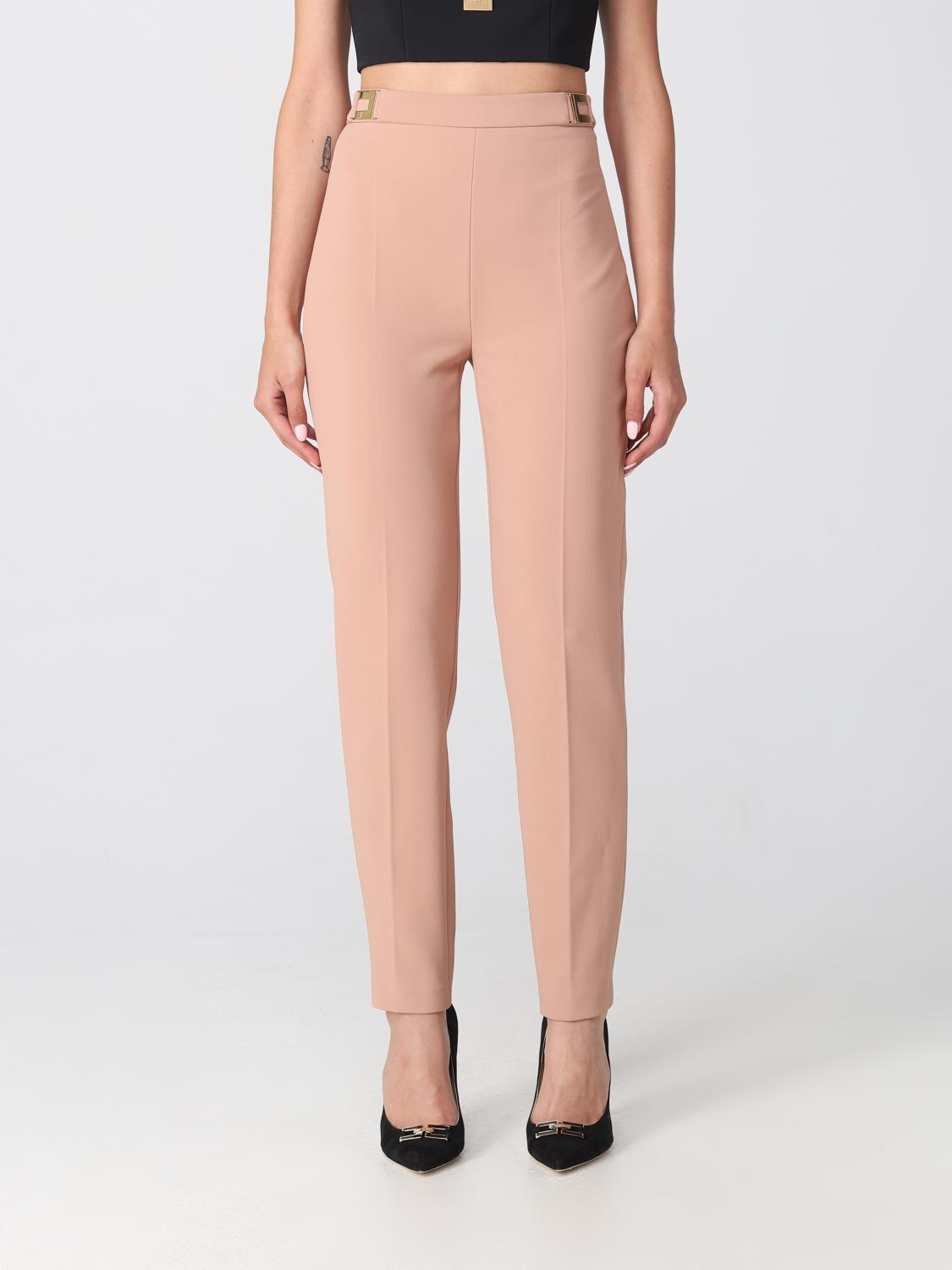 Elisabetta Franchi Trousers ELISABETTA FRANCHI Woman colour Nude