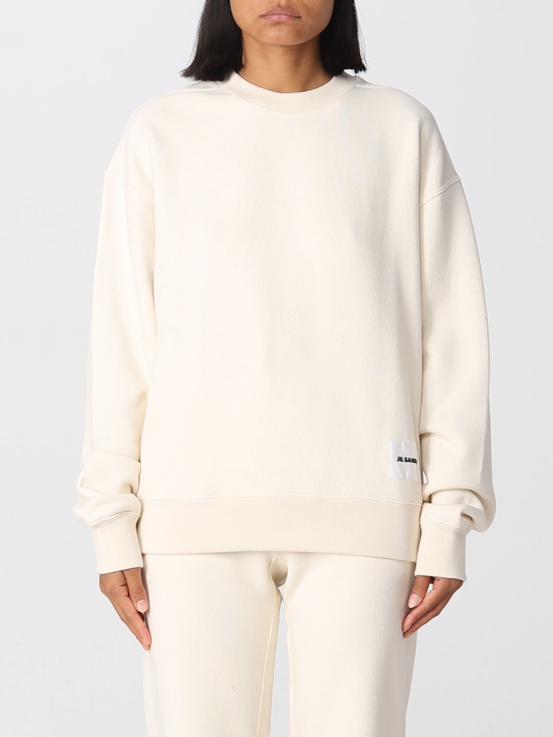 Jil Sander Sweatshirt JIL SANDER Woman colour Cream