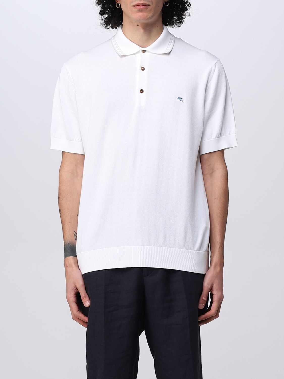 Etro Polo Shirt ETRO Men colour White