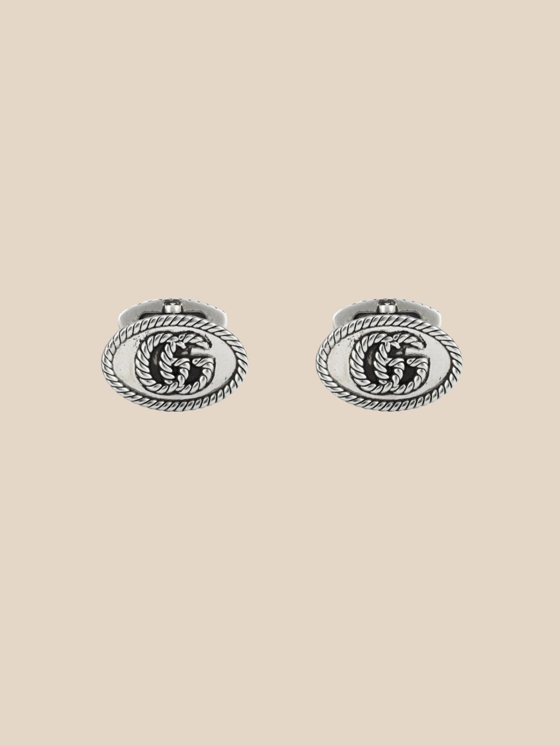 Gucci Cufflinks GUCCI Men colour Silver