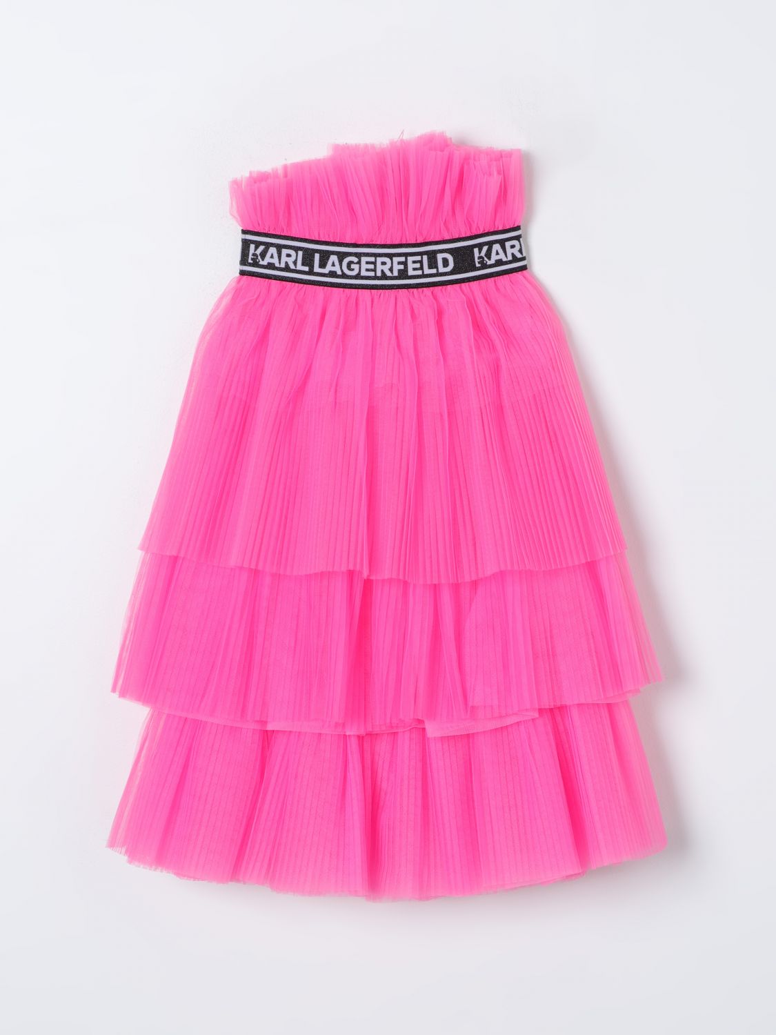 Karl Lagerfeld Kids Skirt KARL LAGERFELD KIDS Kids colour Pink