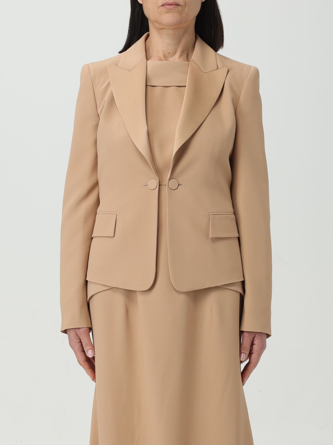 Alberta Ferretti Blazer ALBERTA FERRETTI Woman colour Beige