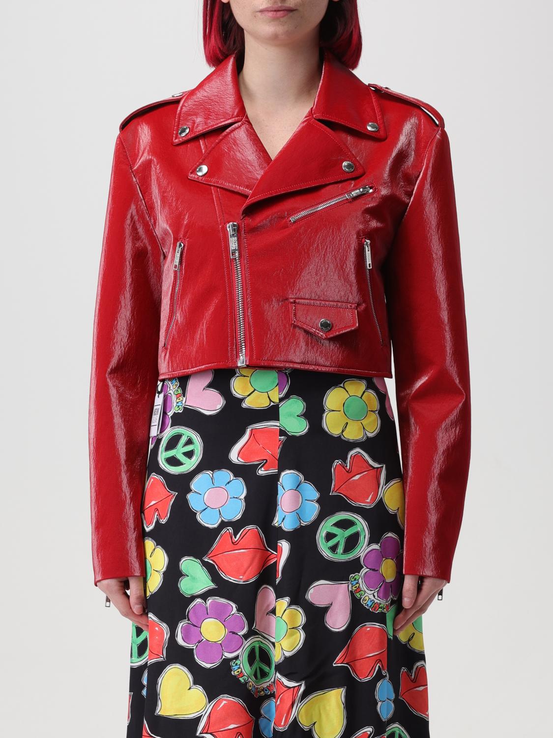 Moschino Jeans Jacket MOSCHINO JEANS Woman colour Red