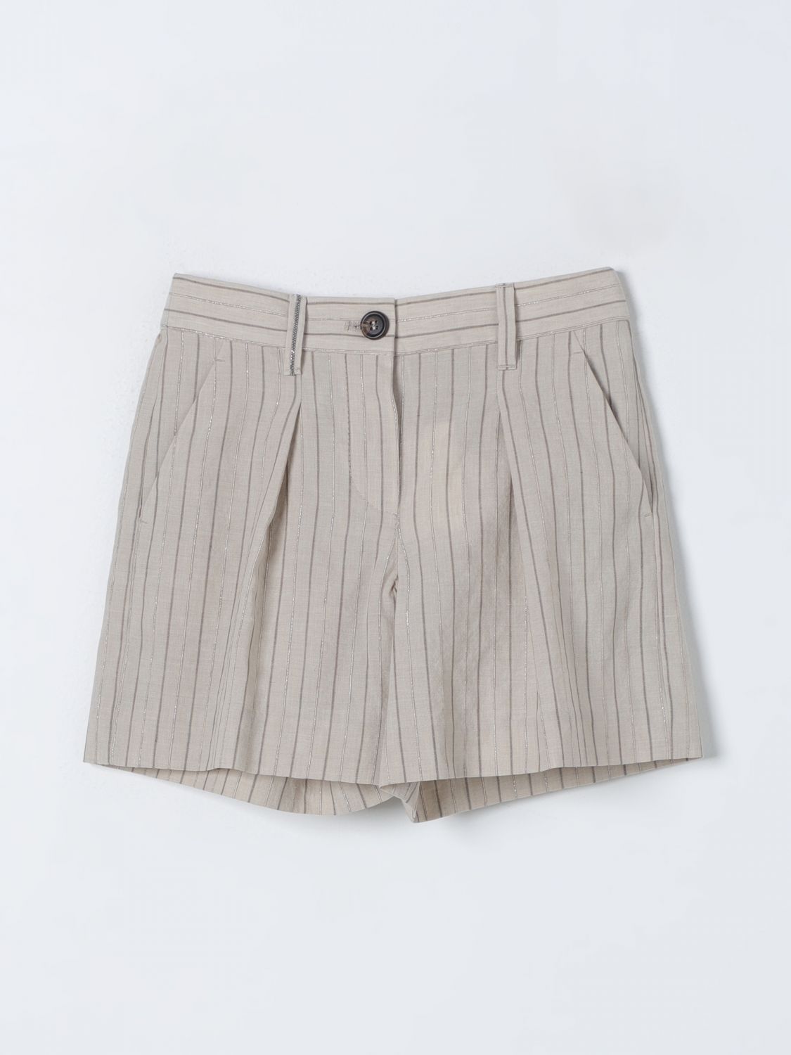 Brunello Cucinelli Short BRUNELLO CUCINELLI Kids colour Beige