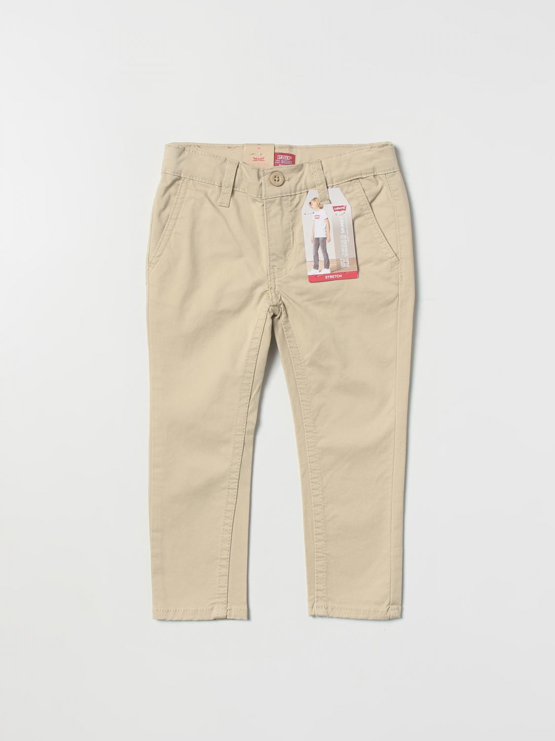 Levi's Trousers LEVI'S Kids colour Beige