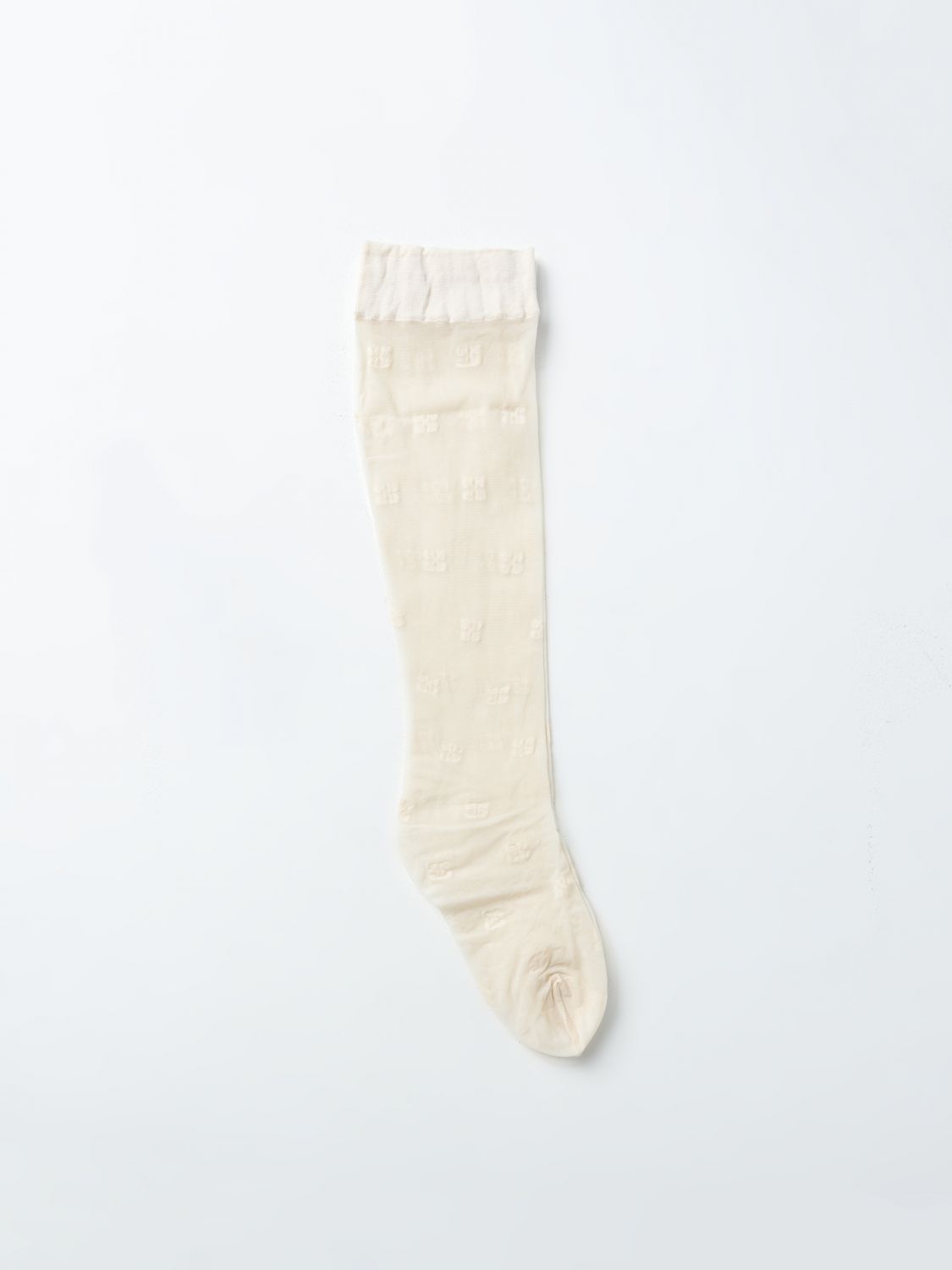 Ganni Socks GANNI Woman colour Beige