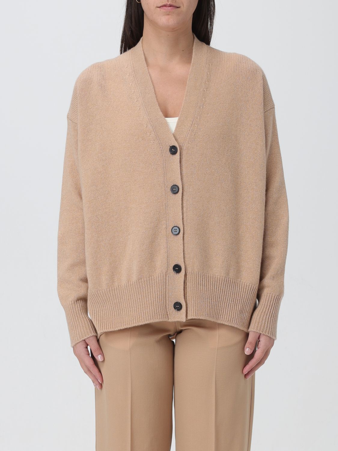 Jil Sander Cardigan JIL SANDER Woman colour Beige