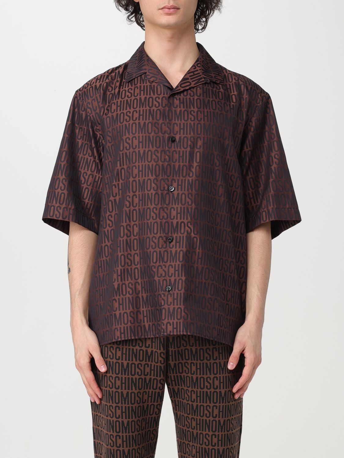 Moschino Couture Shirt MOSCHINO COUTURE Men colour Brown