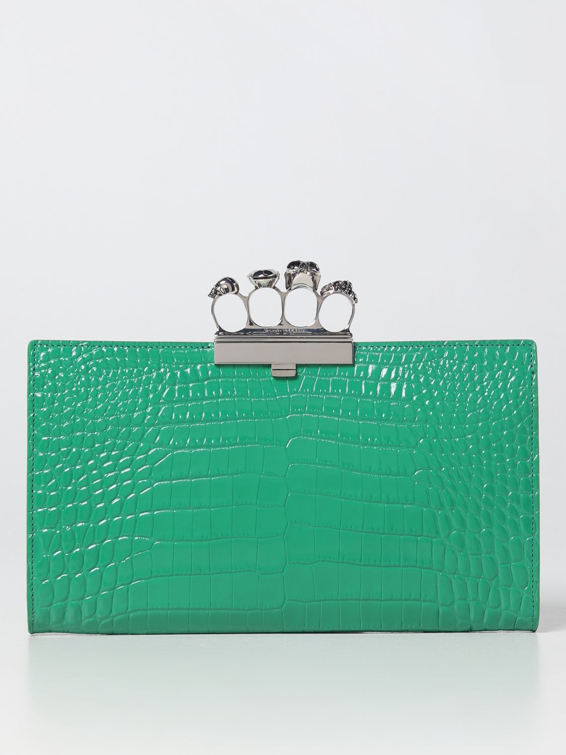 Alexander McQueen Clutch ALEXANDER MCQUEEN Woman colour Green