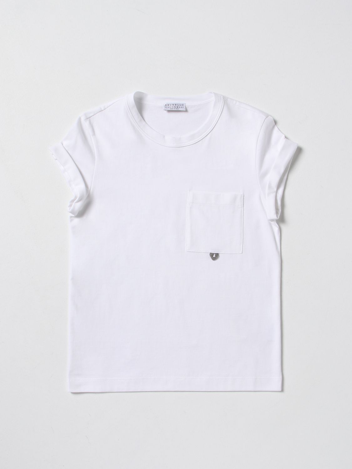 Brunello Cucinelli T-Shirt BRUNELLO CUCINELLI Kids colour White