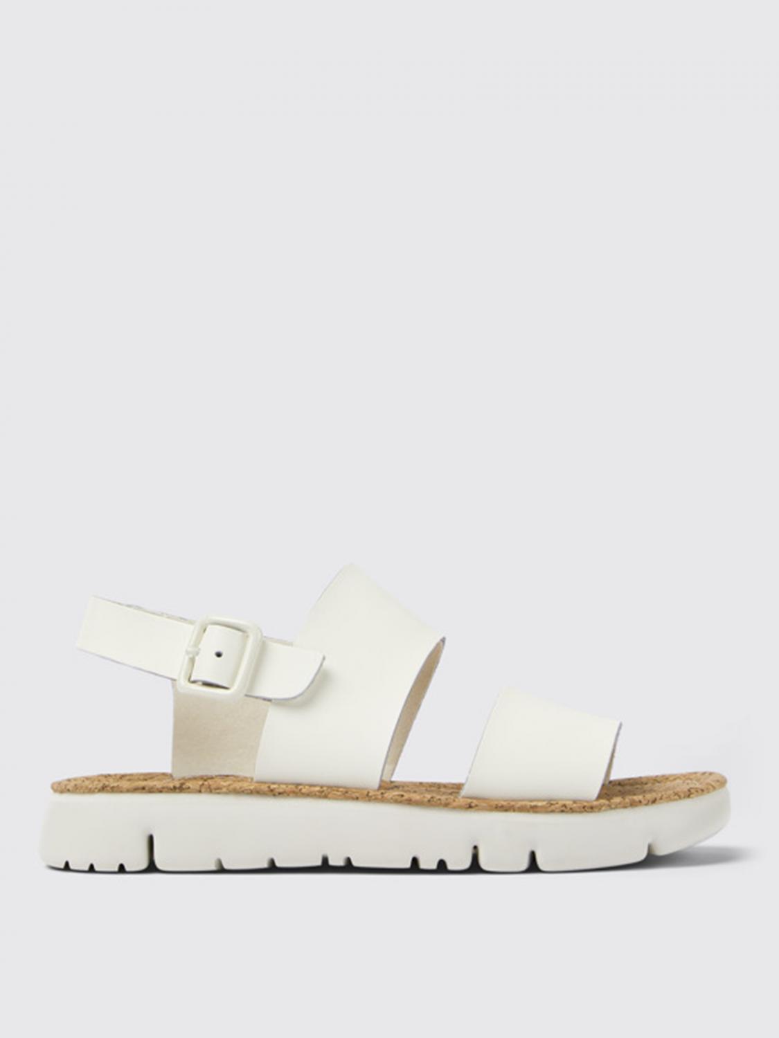 Camper Flat Sandals CAMPER Woman colour White