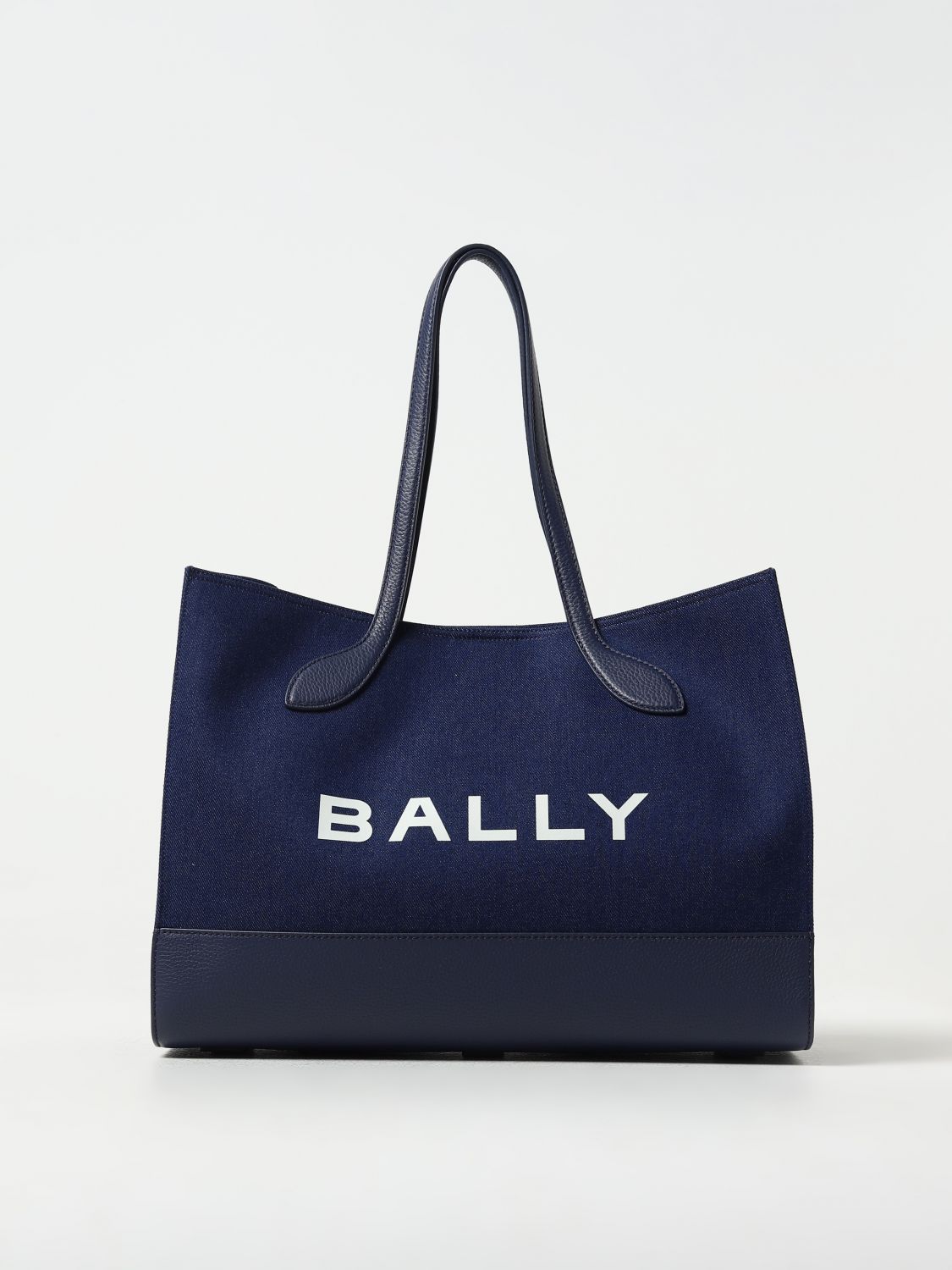 BALLY Tote Bags BALLY Woman colour Gnawed Blue