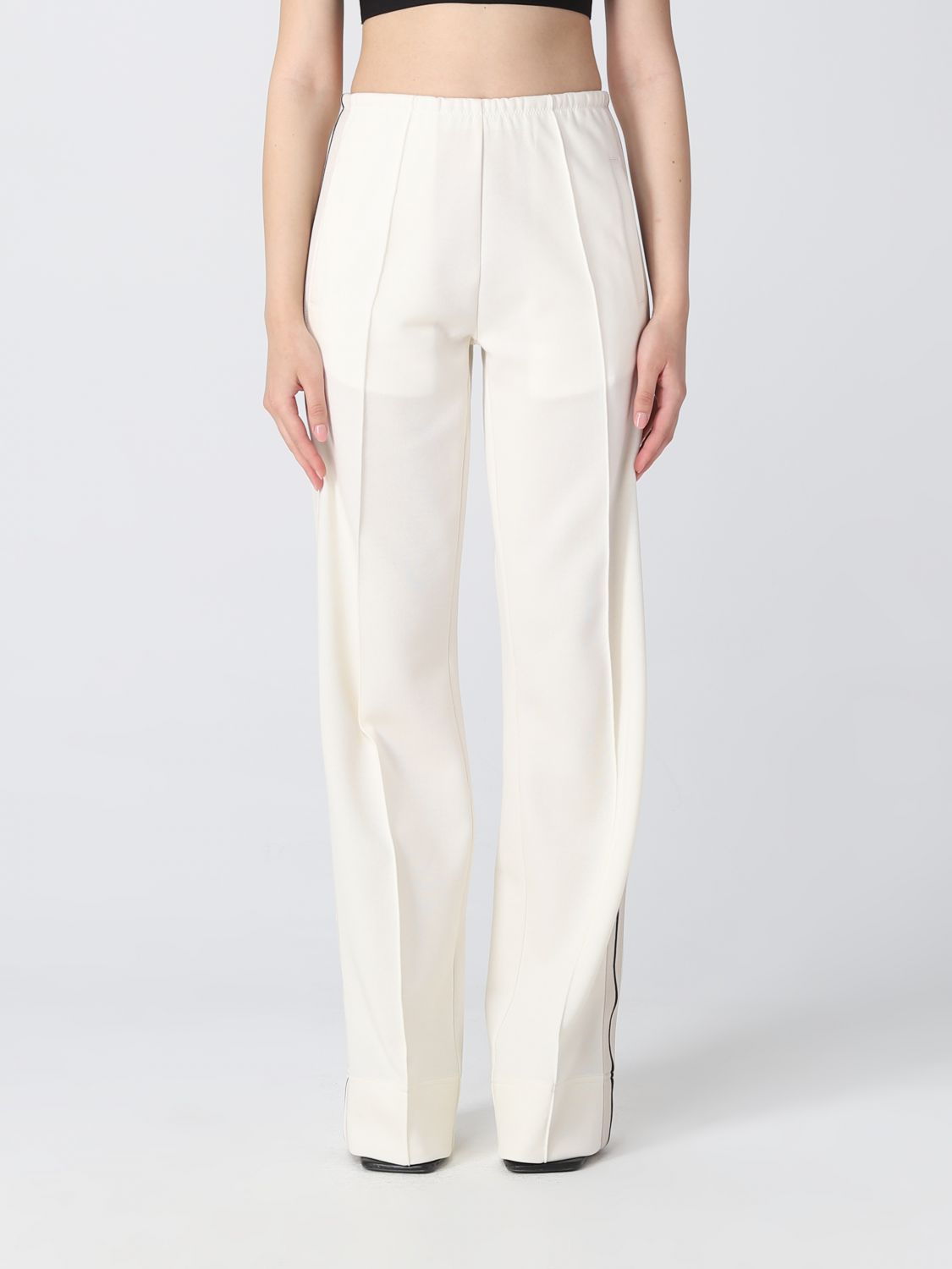 PALM ANGELS Trousers PALM ANGELS Woman colour Ivory