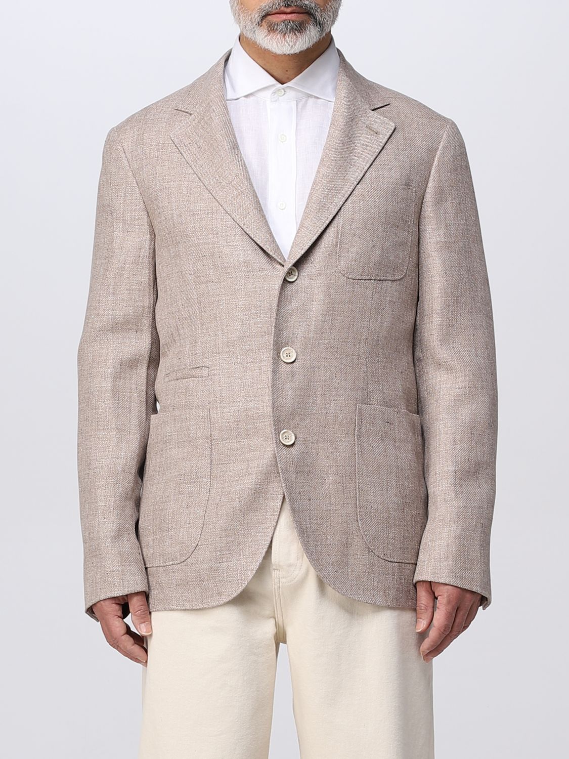 Brunello Cucinelli Blazer BRUNELLO CUCINELLI Men colour Beige