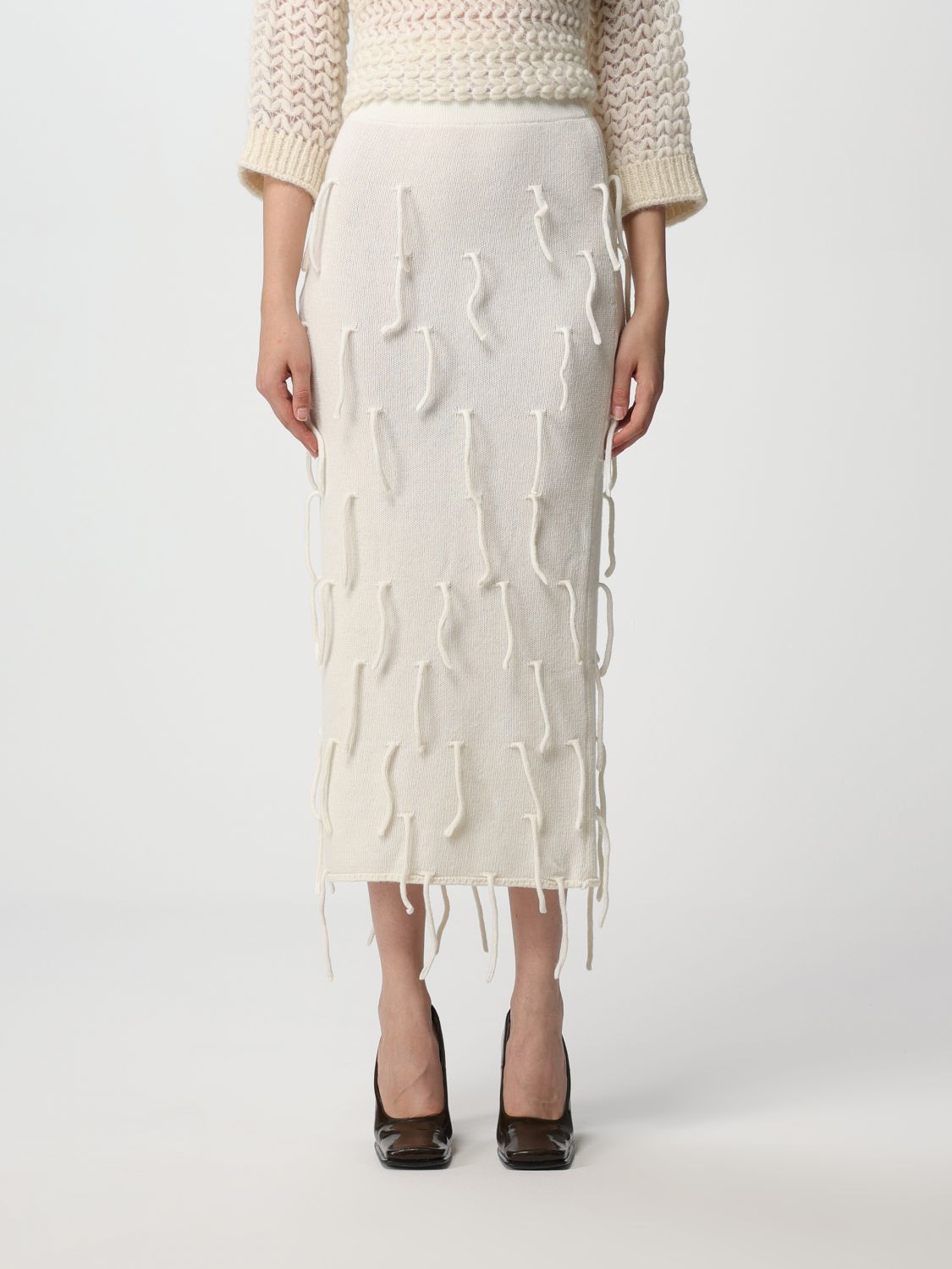 Liviana Conti Skirt LIVIANA CONTI Woman colour White