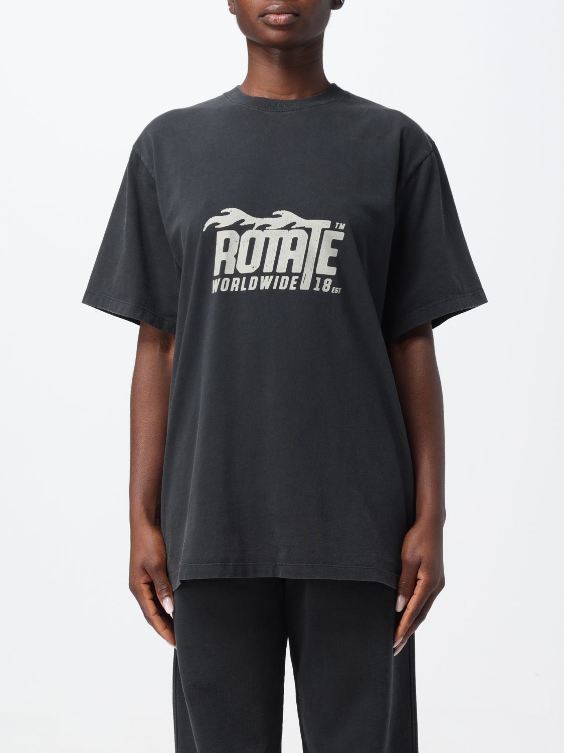 Rotate T-Shirt ROTATE Woman colour Black