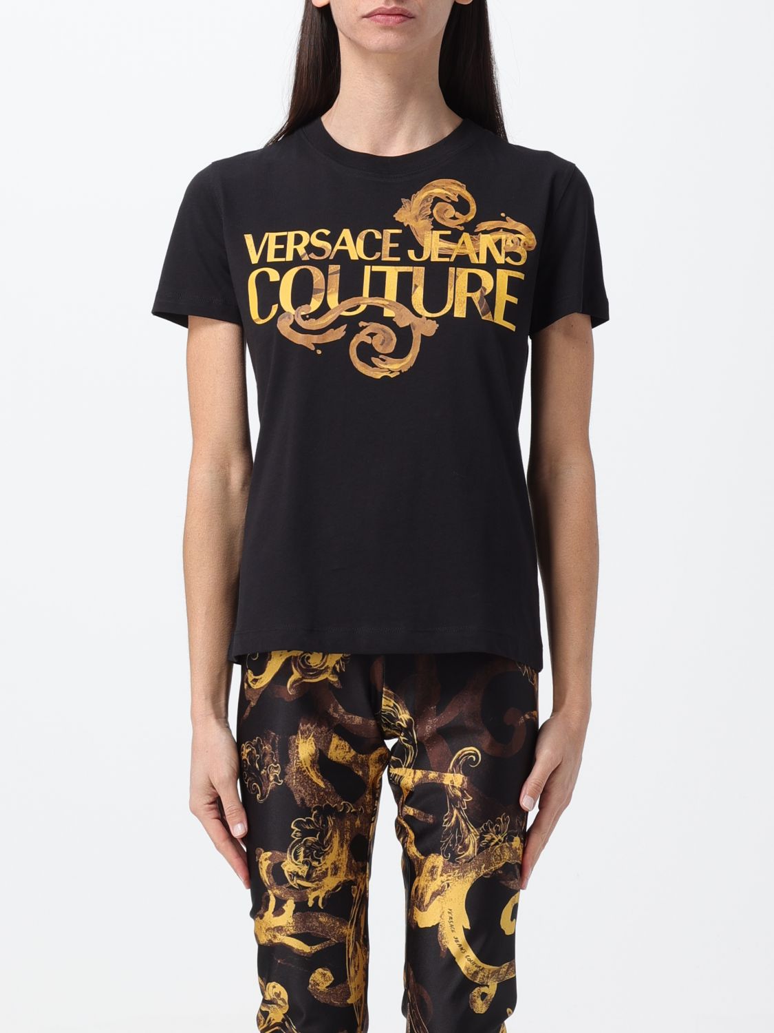 Versace Jeans Couture T-Shirt VERSACE JEANS COUTURE Woman colour Black