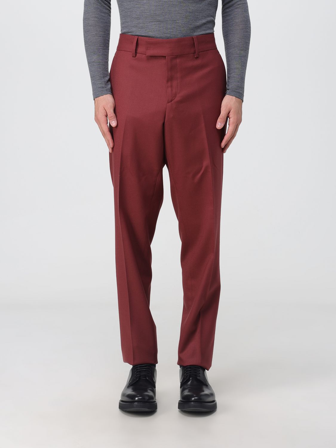 Lardini Trousers LARDINI Men colour Burgundy