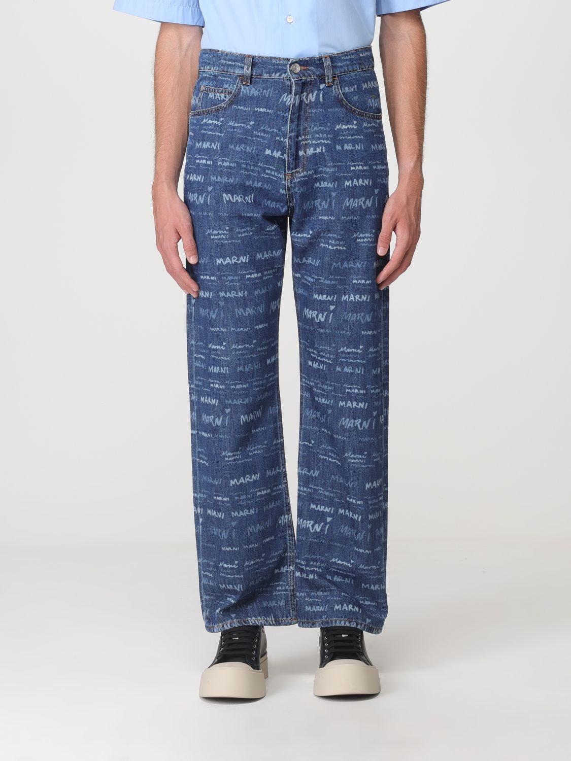 Marni Jeans MARNI Men colour Blue