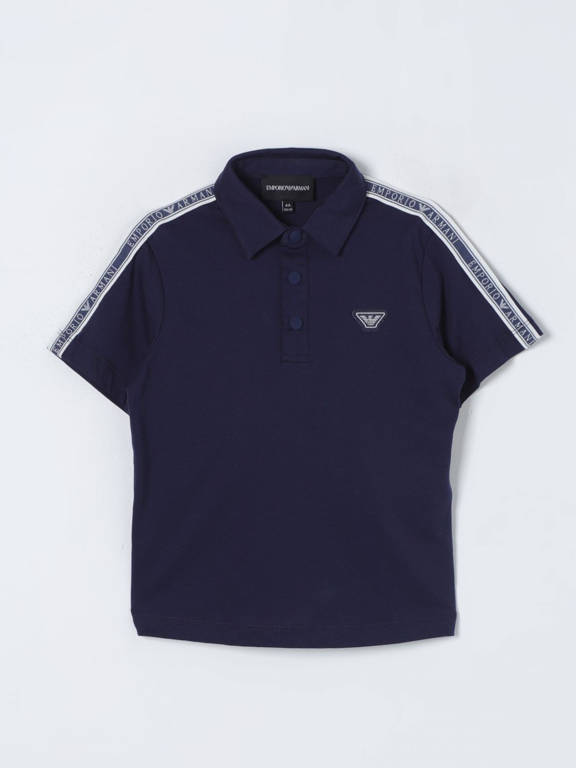 Emporio Armani Kids Polo Shirt EMPORIO ARMANI KIDS Kids colour Blue