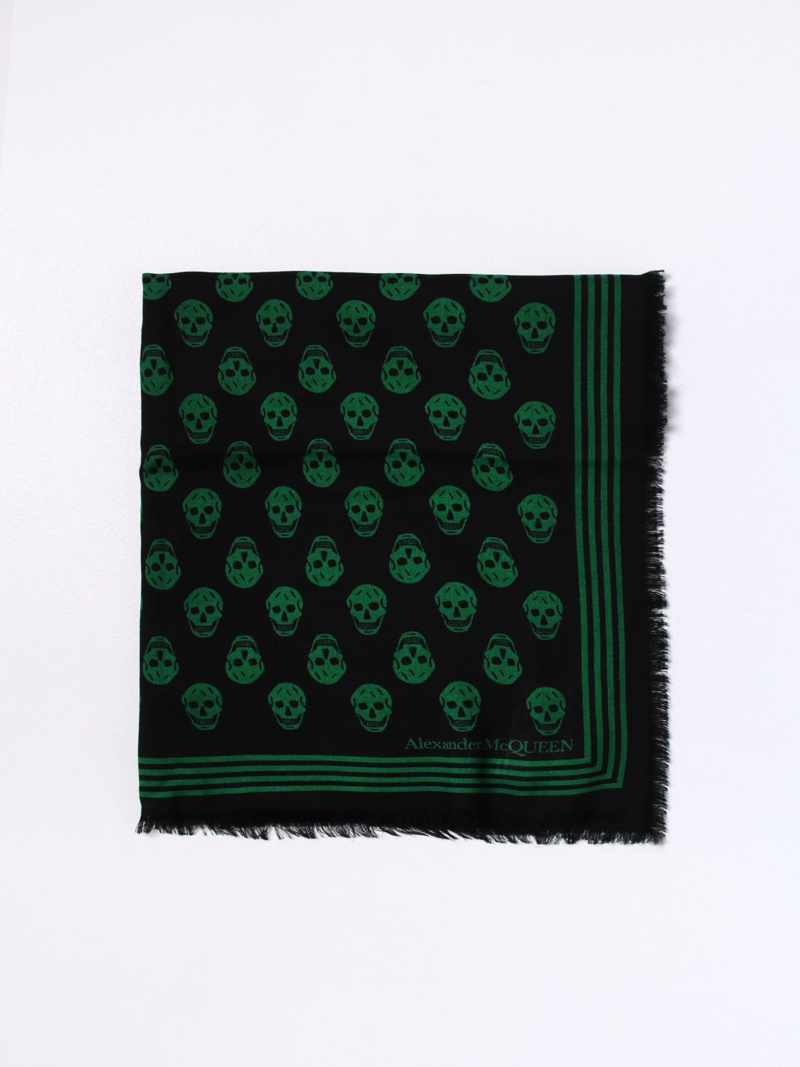 Alexander McQueen Scarf ALEXANDER MCQUEEN Woman colour Green