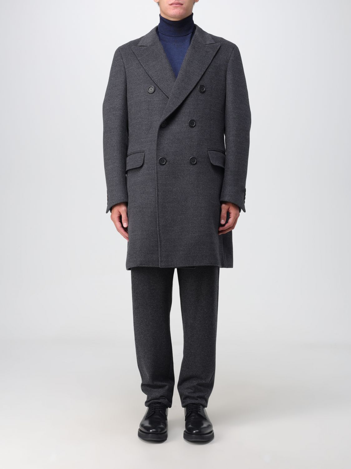 Canali Coat CANALI Men colour Grey