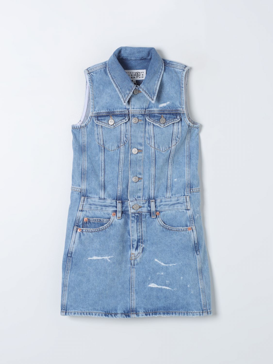 MM6 Maison Margiela Dress MM6 MAISON MARGIELA Kids colour Denim