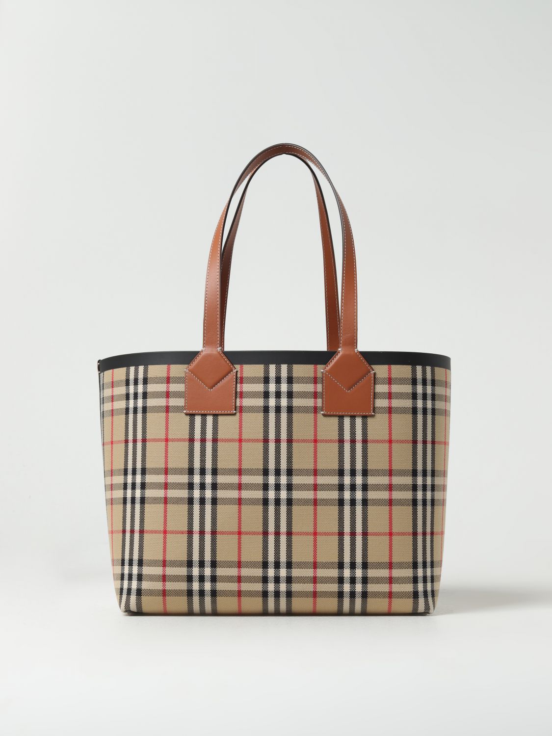 Burberry Tote Bags BURBERRY Woman colour Brown