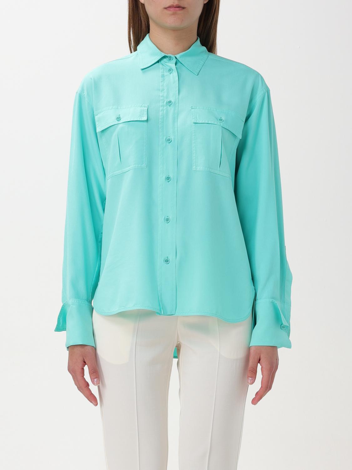 Max Mara Shirt MAX MARA Woman colour Turquoise