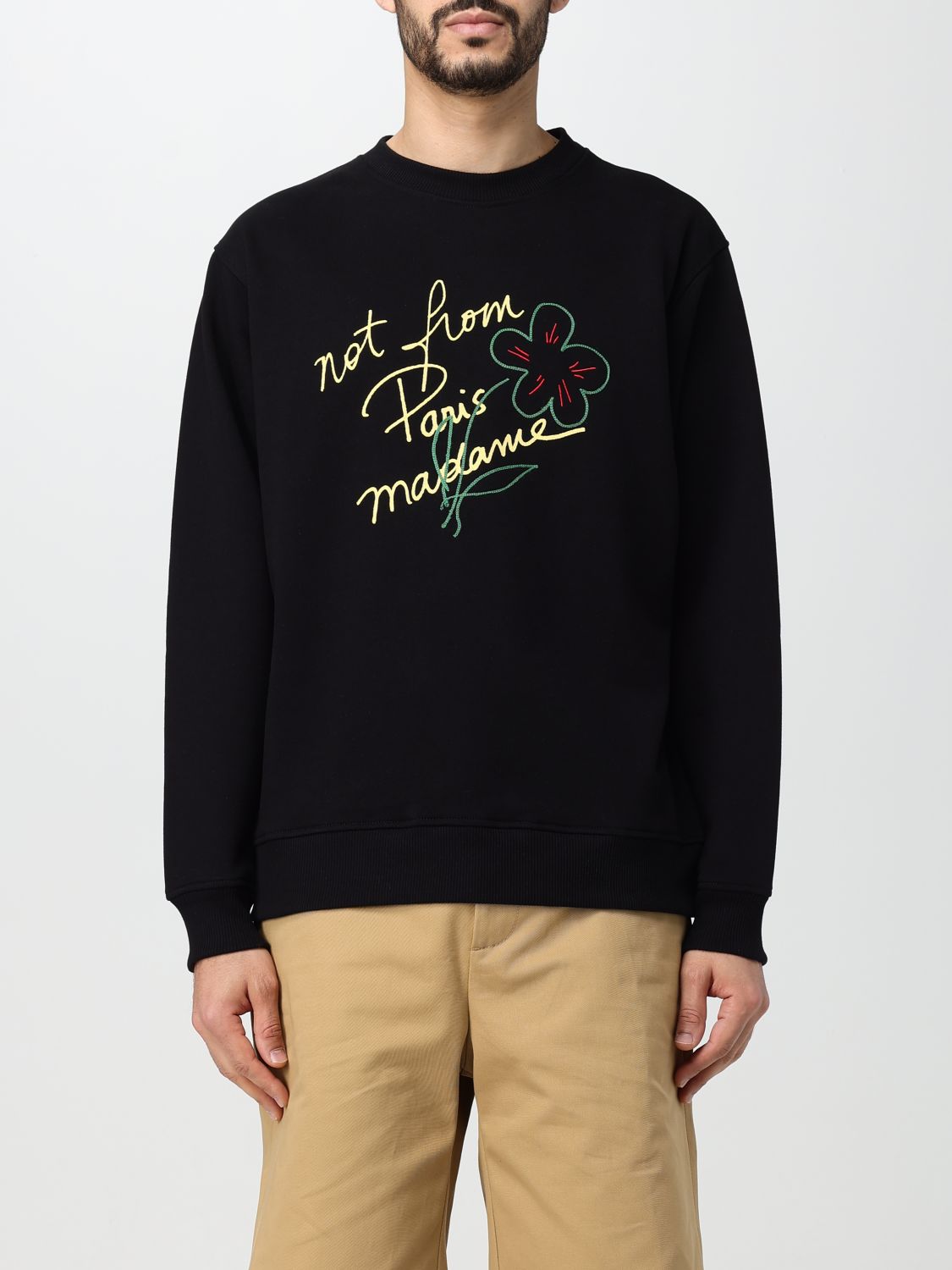 Drôle de Monsieur Sweatshirt DROLE DE MONSIEUR Men colour Black