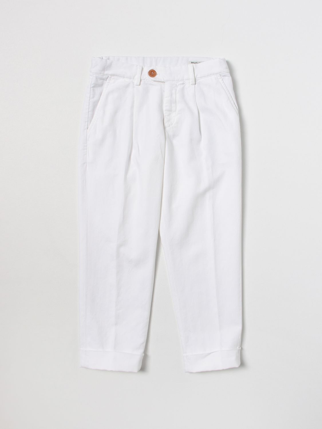 Brunello Cucinelli Trousers BRUNELLO CUCINELLI Kids colour Denim