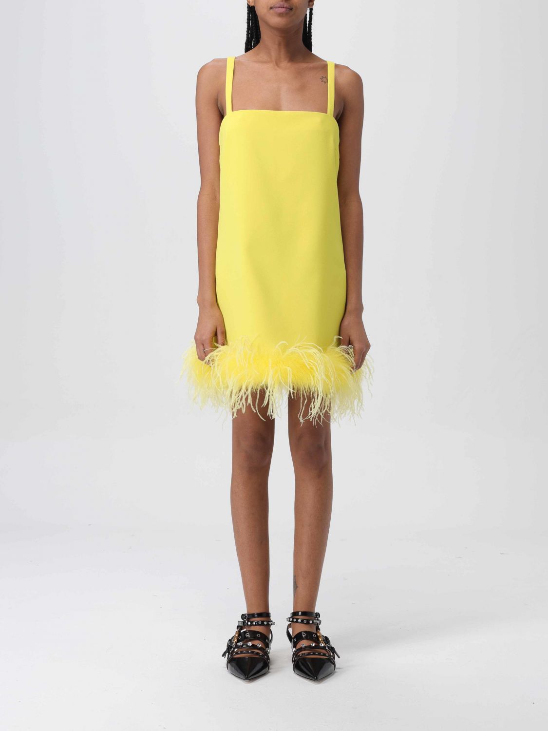 Pinko Dress PINKO Woman colour Yellow