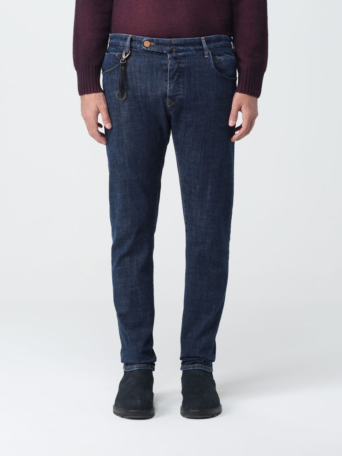 Incotex Trousers INCOTEX Men colour Denim