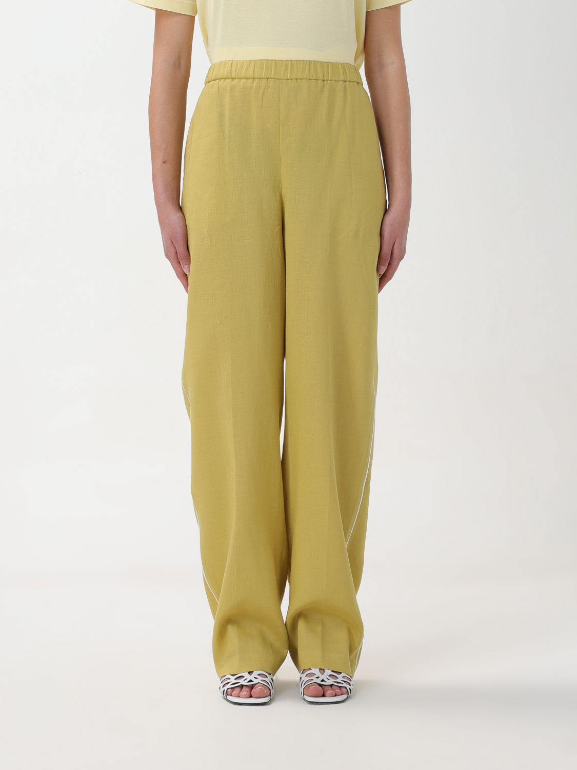 Fabiana Filippi Trousers FABIANA FILIPPI Woman colour Pistachio