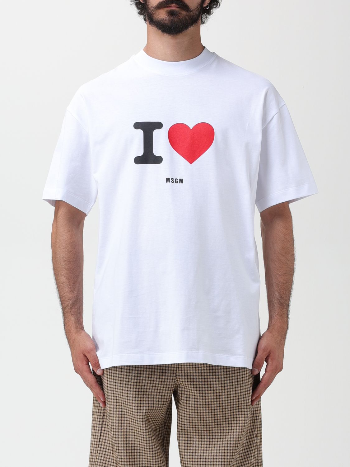 Msgm T-Shirt MSGM Men colour White