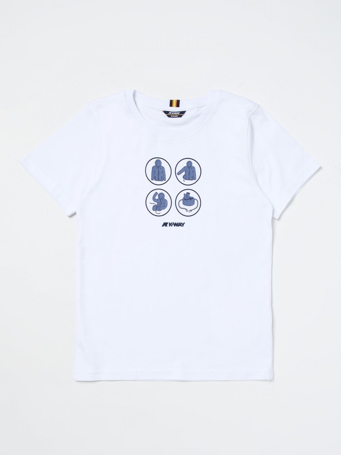 K-Way T-Shirt K-WAY Kids color White