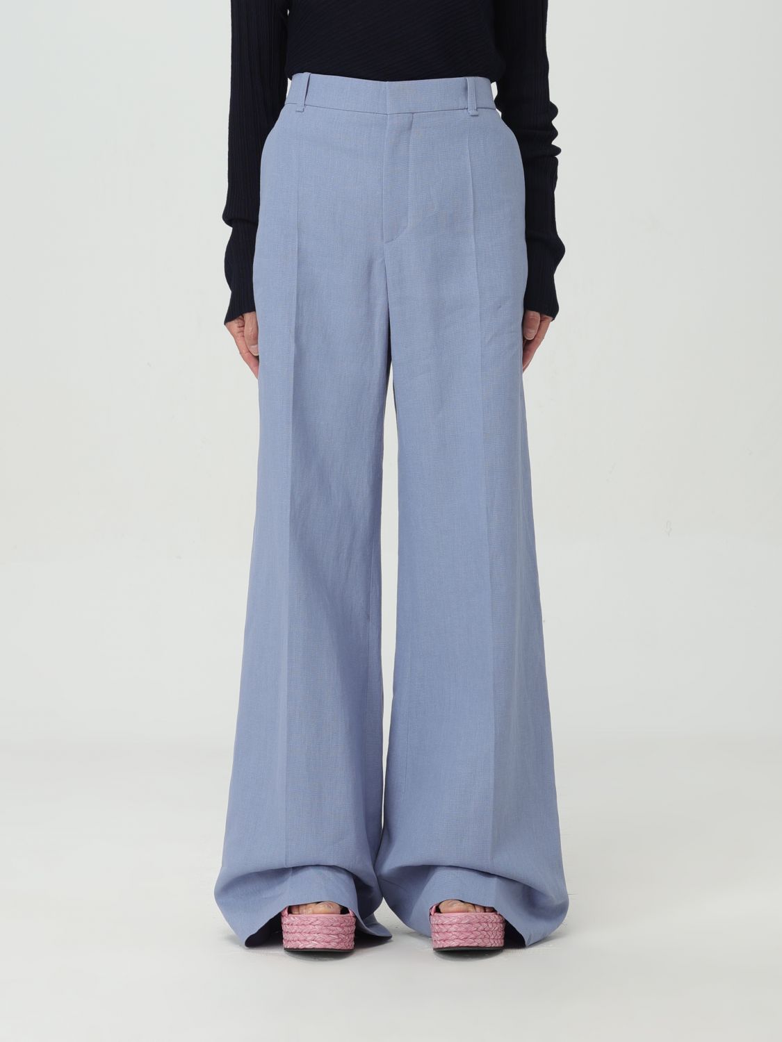 Chloé Trousers CHLOÉ Woman colour Blue